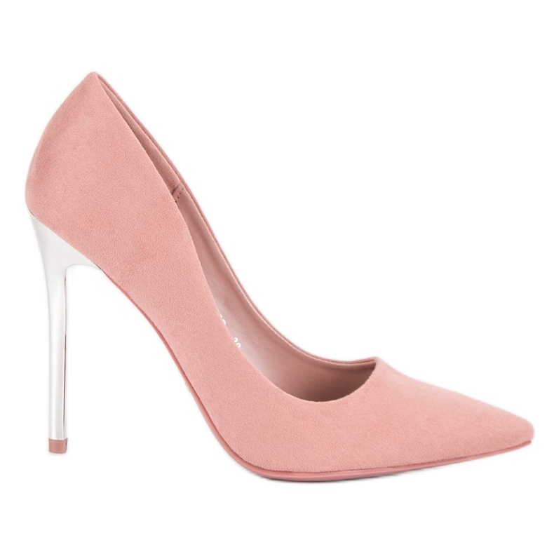 Seastar Scarpe col tacco in pelle scamosciata cipria rosa