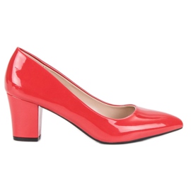 Décolleté classiche laccate rosso