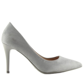 Décolleté su camoscio grigio B-79 Grey