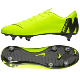 Nike Mercurial Vapor 12 Academy Sg Pro M AH7376-701 scarpe da calcio multicolore verde