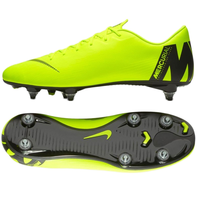 Nike Mercurial Vapor 12 Academy Sg Pro M AH7376-701 scarpe da calcio multicolore verde