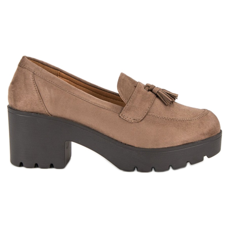 Ch. Creation Mocassini alla moda marrone