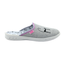 Pantofole per scarpe per bambini Befado 707Y398 grigio