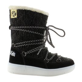 Stivali da neve per bambini eskimoski k1646102 Negro nero