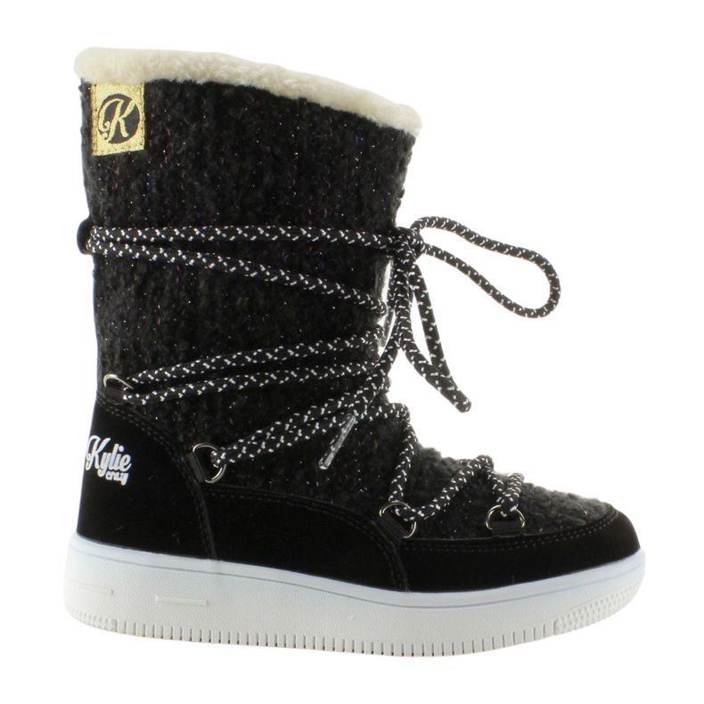 Stivali da neve per bambini eskimoski k1646102 Negro nero