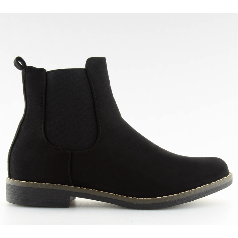Stivaletti Chelsea neri da donna neri 491 Black nero