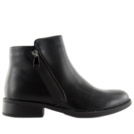 Stivaletti Chelsea neri da donna 7352-PA Black nero