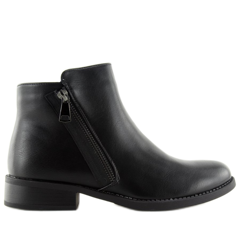 Stivaletti Chelsea neri da donna 7352-PA Black nero
