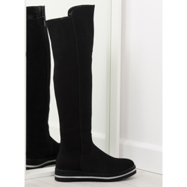 Stivaletti neri da donna A-177 Black nero