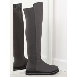 Stivaletti grigi da donna A-177 grigio