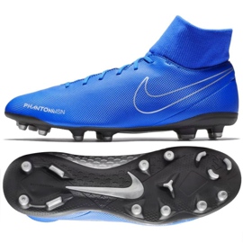 Scarpe da calcio Nike Phantom Vsn Club Df FG / MG M AJ6959-400 blu blu
