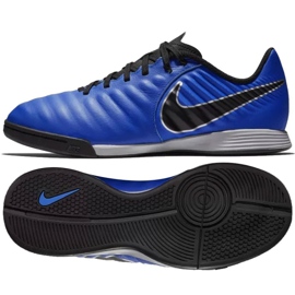 Scarpe indoor Nike Tiempo Legend X 7 Academy Ic Jr AH7257-400 blu blu
