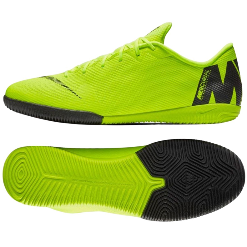 Scarpe indoor Nike Mercurial Vapor 12 Academy Ic M AH7383-701 multicolore verde