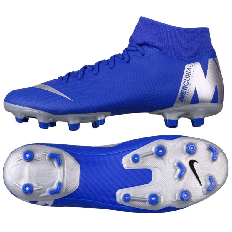 Scarpe da calcio Nike Mercurial Superfly 6 Academy FG / MG M AH7362-400 multicolore blu