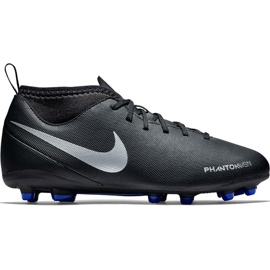 Nike Phantom Vsn Club Df Fg Mg Jr AO3288-004 scarpe da calcio nero nero