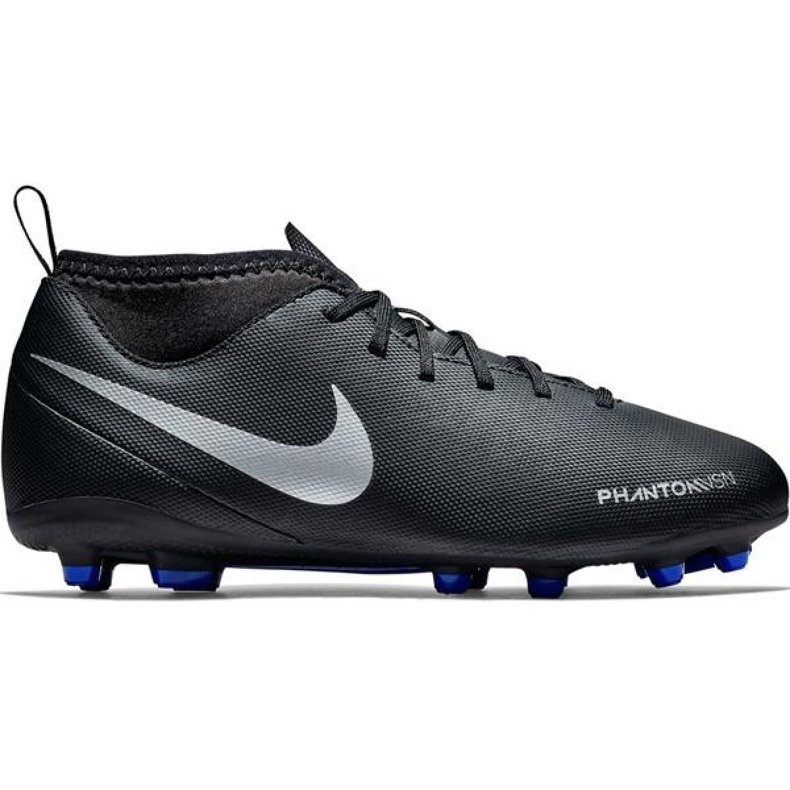 Nike Phantom Vsn Club Df Fg Mg Jr AO3288-004 scarpe da calcio nero nero
