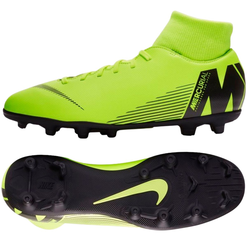 Nike Mercurial Superfly 6 Club Mg M AH7363-701 scarpe da calcio multicolore verde