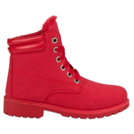 Bestelle Trappers caldi rossi rosso