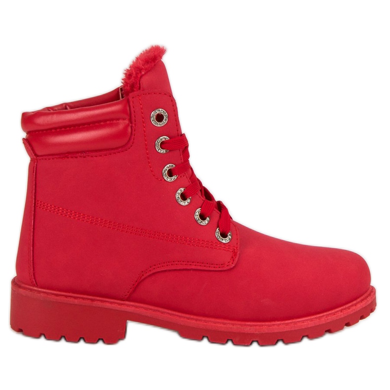Bestelle Trappers caldi rossi rosso