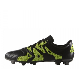Scarpe da calcio Adidas X 15.3 FG / AG Leather B26971 nero nero