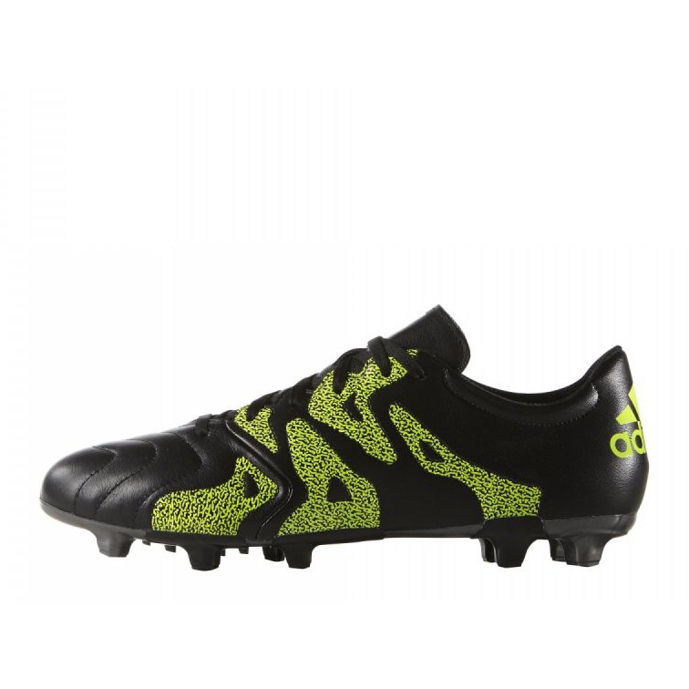 Scarpe da calcio Adidas X 15.3 FG / AG Leather B26971 nero nero