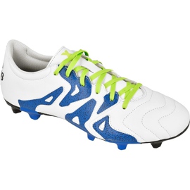 Scarpe da calcio Adidas X 15.3 FG / AG M Leather S74641 bianco