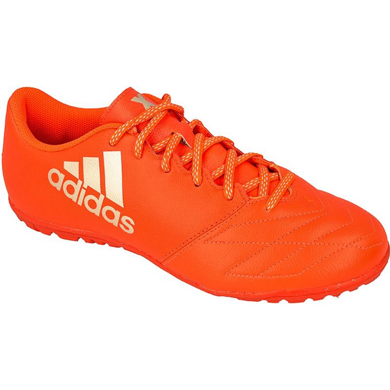 Scarpe da calcio in pelle Adidas X 16.3 Tf M rosso