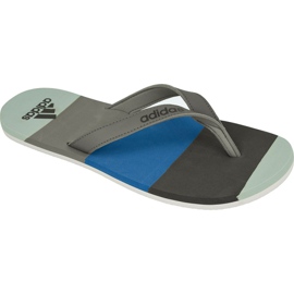 Ciabatte Adidas Eezay Striped M BA8809 blu grigio