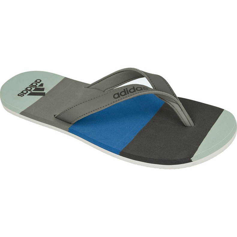 Ciabatte Adidas Eezay Striped M BA8809 blu grigio