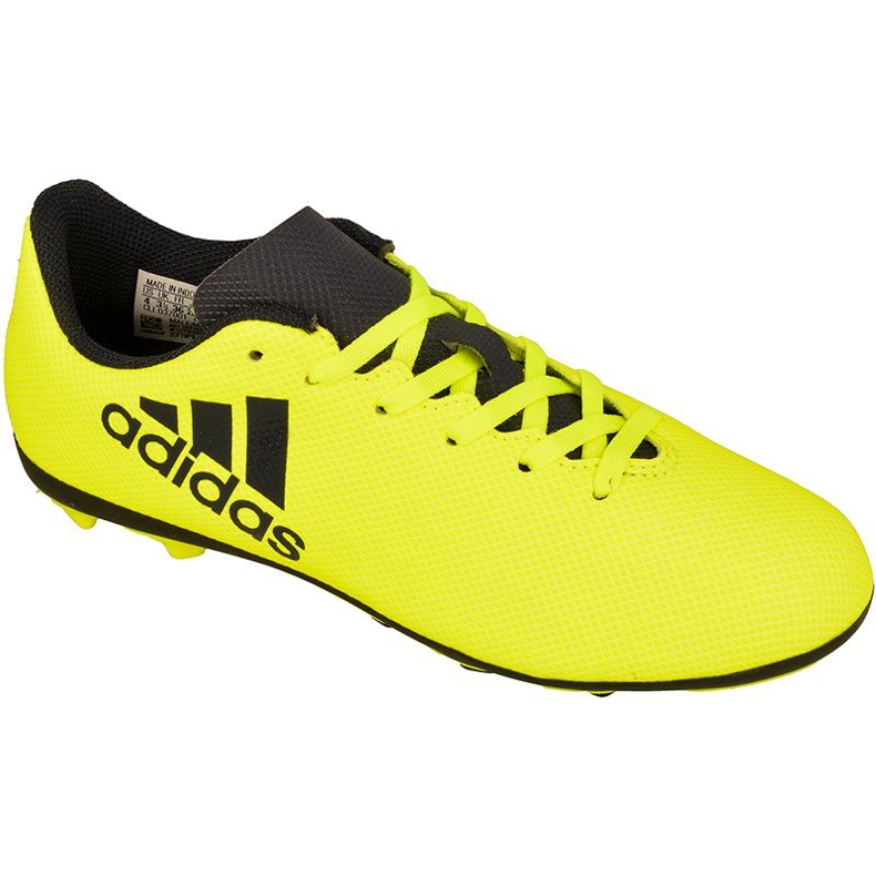 Scarpe da calcio Adidas X 17.4 FxG Jr S82404 giallo