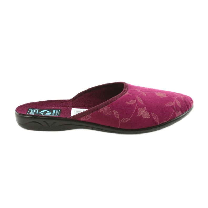 Adanex 18115 pantofole in velluto rosso multicolore