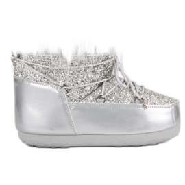 Stivali da neve alla moda grigio