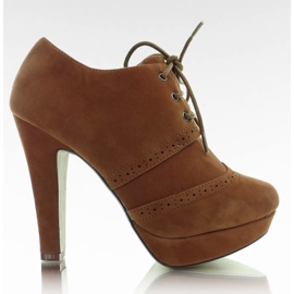 MJ703 scarpe basse cammello marrone