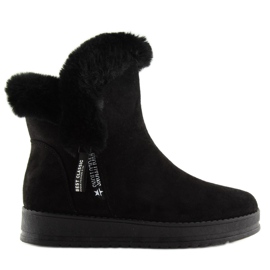 Stivali da neve neri caldi MZ-75 Black nero