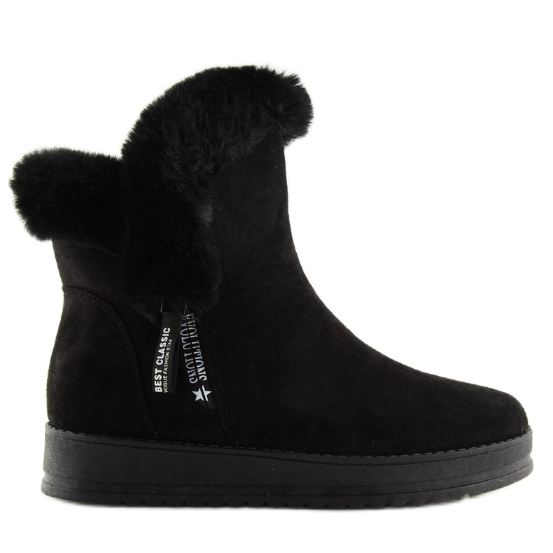 Stivali da neve neri caldi MZ-75 Black nero