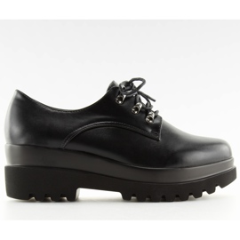Scarpe nere con suola alta nero Q-9 nero II-GAT