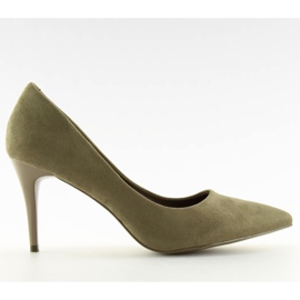 Spicchi d'oliva in pelle scamosciata LEI-90 Olive II-GAT verde