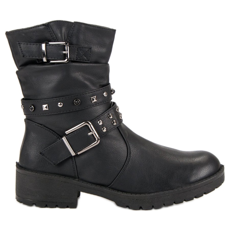 J. Star Stivali da roccia alla moda nero