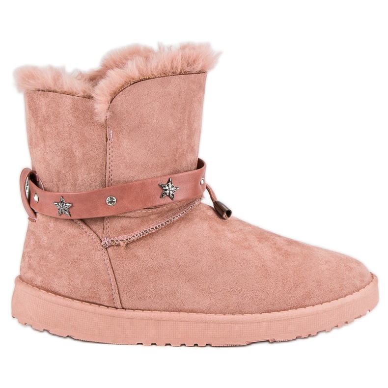 Mukluki Decorate decorato rosa