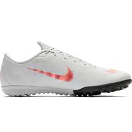 Nike Mercurial Vapor X 12 Academy Tf M AH7384-060 scarpe da calcio bianco bianco
