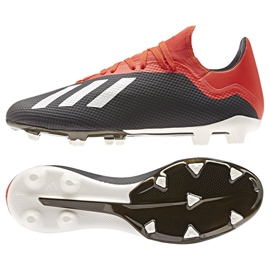 Scarpe da calcio Adidas X 18.3 Fg M BB9366 nero nero