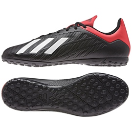 Scarpe da calcio Adidas X 18.4 Tf M BB9412 nero nero