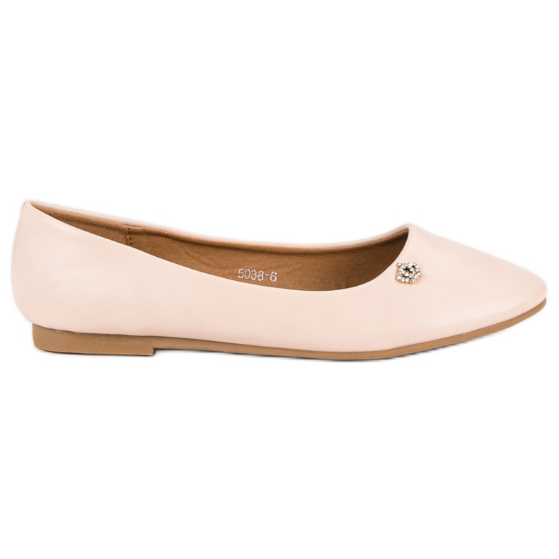 Ballerine beige multicolore