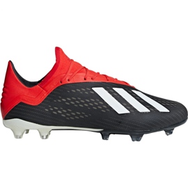 Scarpe da calcio Adidas X 18.2 Fg M BB9362 nero nero