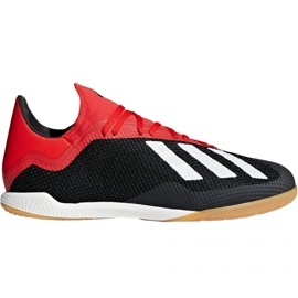 Scarpe indoor adidas X 18.3 In M BB9391 nero nero