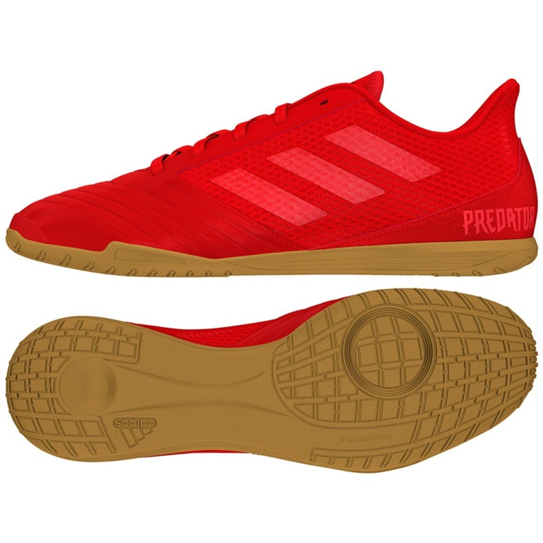 Scarpe indoor adidas Predator 19.4 In Sala M D97976 multicolore rosso