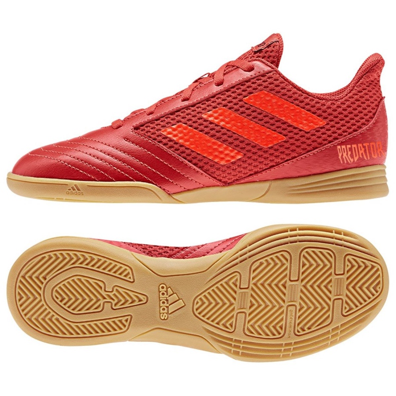 Scarpe indoor adidas Predator 19.4 In Sala Jr CM8552 multicolore rosso