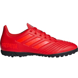 Scarpe da calcio Adidas Predator 19.4 Tf M D97973 rosso rosso