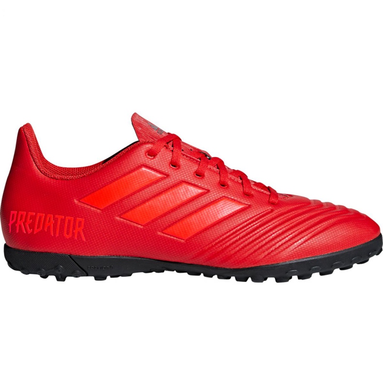 Scarpe da calcio Adidas Predator 19.4 Tf M D97973 rosso rosso