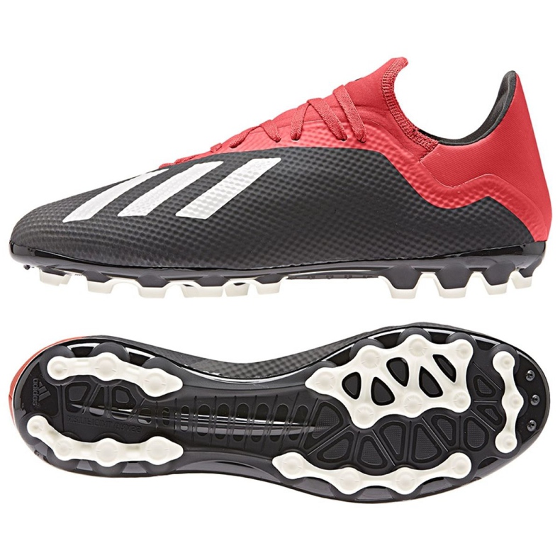 Scarpe da calcio Adidas X 18.3 Ag M F36627 nero nero